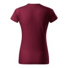 Basic póló női garnet XL