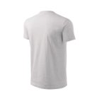 Basic póló gyerek világosszürke melírozott 122 cm/6 éves