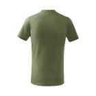 Basic póló gyerek khaki 122 cm/6 éves