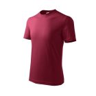 Basic póló gyerek garnet 110 cm/4 éves