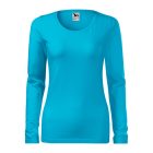 Slim póló női türkiz L