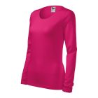 Slim póló női málna XL