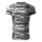 Camouflage póló unisex szürke terepszín 3XL