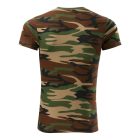 Camouflage póló unisex barna terepszín 3XL