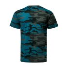 Camouflage póló unisex camouflage petrol XL