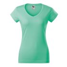 Fit V-neck póló női menta 2XL