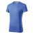 Fusion póló férfi kék melírozott S