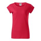 Fusion póló női piros melírozott XS