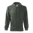 Trendy Zipper felső férfi sötét palakő L