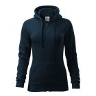 Trendy Zipper felső női tengerészkék L