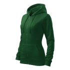 Trendy Zipper felső női üvegzöld 2XL