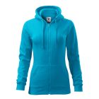 Trendy Zipper felső női türkiz 2XL