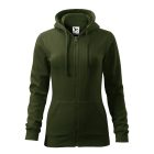 Trendy Zipper felső női military M