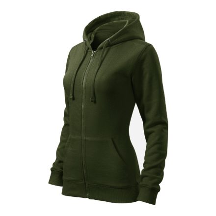 Trendy Zipper felső női military 2XL