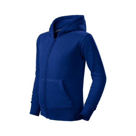 Trendy Zipper felső gyerek királykék 122 cm/6 éves