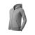 Trendy Zipper felső gyerek sötétszürke melírozott 158 cm/12 éves