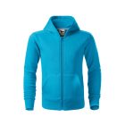 Trendy Zipper felső gyerek türkiz 146 cm/10 éves