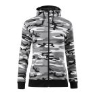 Camo Zipper felső női szürke terepszín 2XL