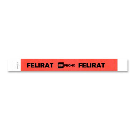 TYVEK WRISTBAND, 1" - Red