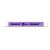 TYVEK WRISTBAND, 1" - Purple