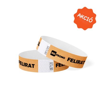 TYVEK WRISTBAND, 3/4" – PASTEL ORANGE