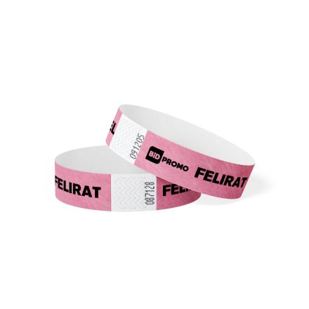 TYVEK WRISTBAND, 3/4" – LIGHT PINK