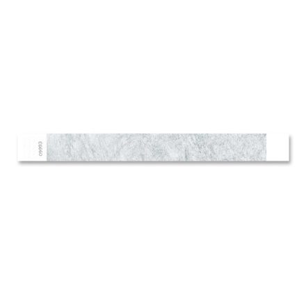 TYVEK WRISTBAND, 1" - Silver