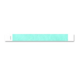 TYVEK WRISTBAND, 1" - AQUA TYVEK WRISTBAND, 1" - AQUA