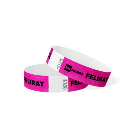 TYVEK WRISTBAND, 3/4" – Neon pink 