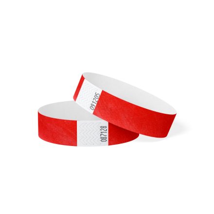 TYVEK WRISTBAND, 3/4" – RED 