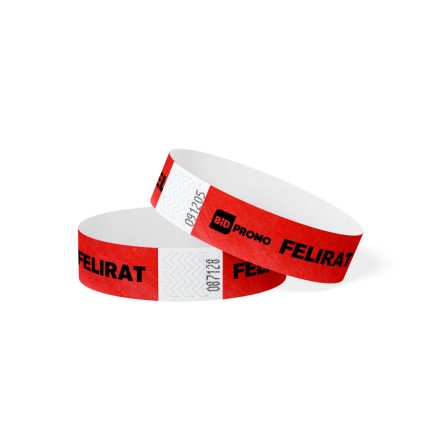 TYVEK WRISTBAND, 3/4" – RED 