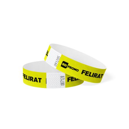 TYVEK WRISTBAND, 3/4" – Neon yellow 