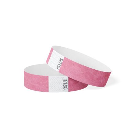 TYVEK WRISTBAND, 3/4" – LIGHT PINK