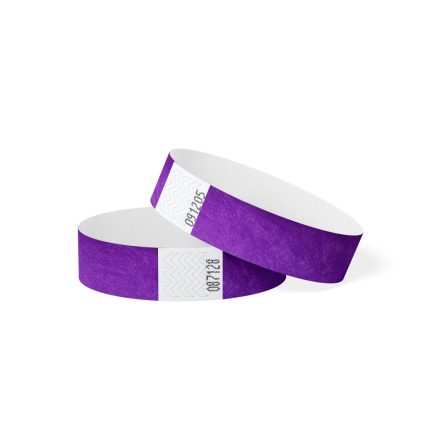 TYVEK WRISTBAND, 3/4" – DARK PURPLE