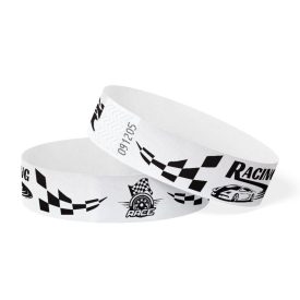 Rally patterned wristbands