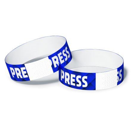 Press patterned wristbands